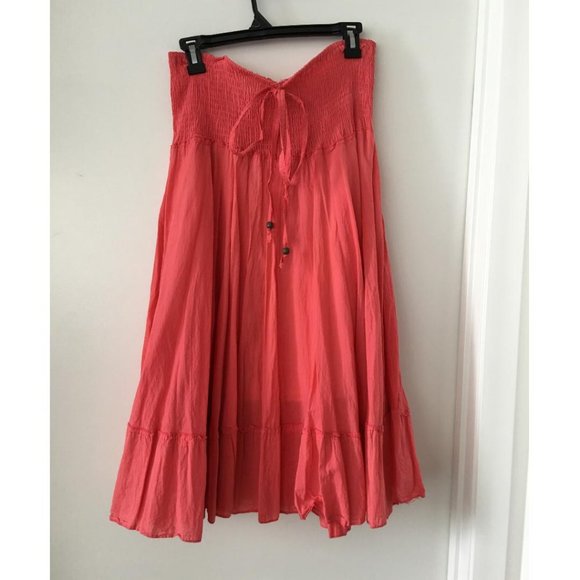 SOLD STRAPLESS TUBE TOP MAXI DRESS - Picture 2 of 4